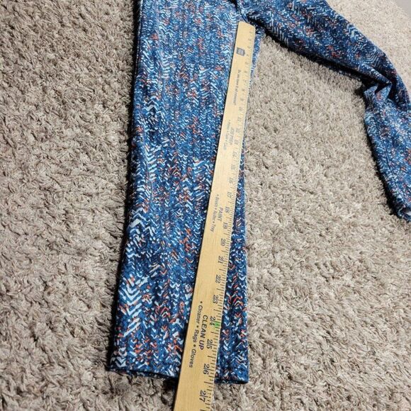 Levis Jeans Womens 4 Blue Floral Mid Rise Skinny Crop Denim - Picture 5 of 8